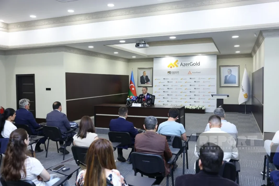AzerGold Chairman Zakir Ibrahimov presents the company’s mining projects