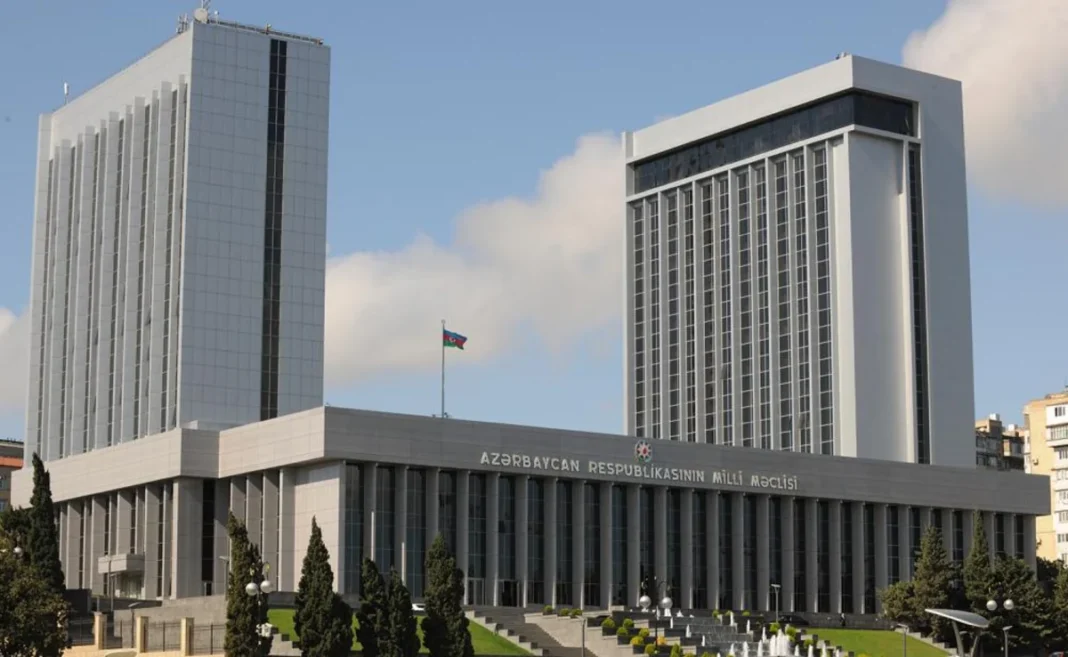 Emblem of the Azerbaijani parliament commission on foreign interference and hybrid threats