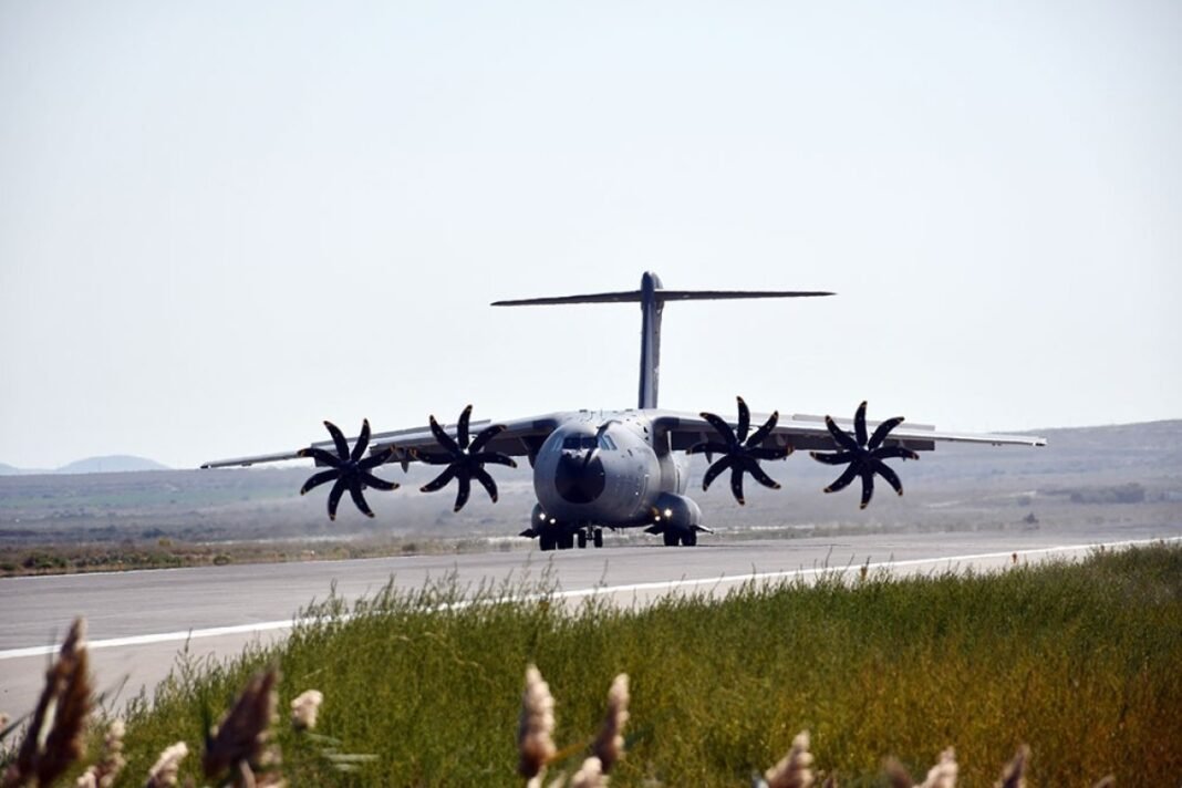 Military personnel during joint drills involving Azerbaijan, Turkey and Uzbekistan