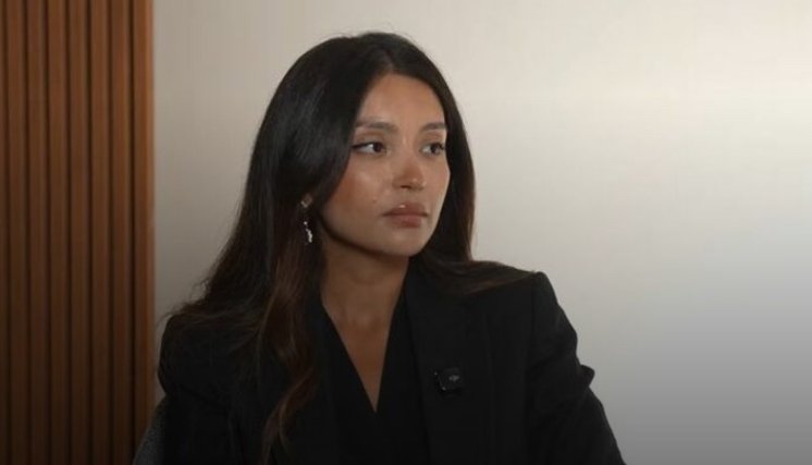 CASPIA Center expert Lyaman Nazarova speaking during an online interview