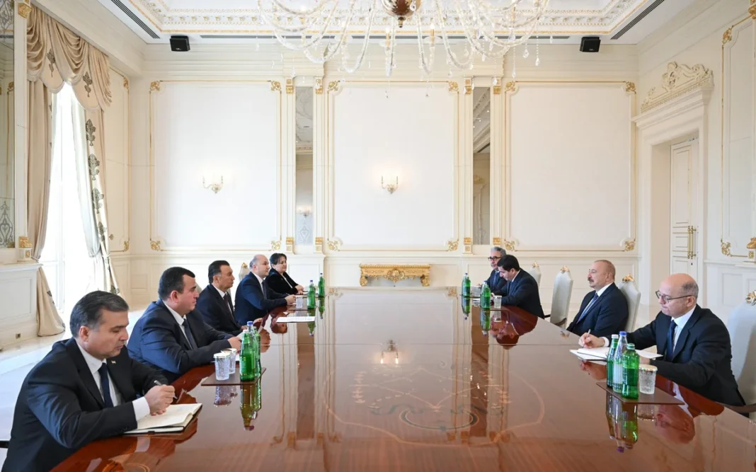 Azerbaijani President Ilham Aliyev meets Tajik Prime Minister Kohir Rasulzoda