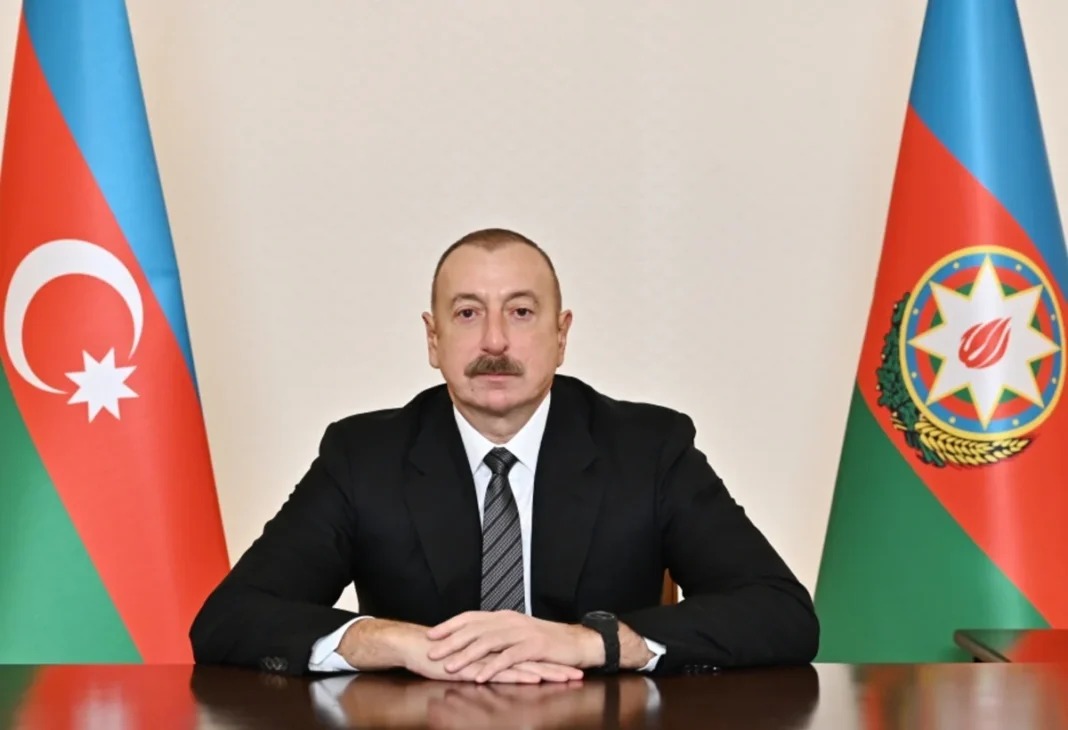 Azerbaijani President Ilham Aliyev at a meeting on developing the mining and metallurgical industries