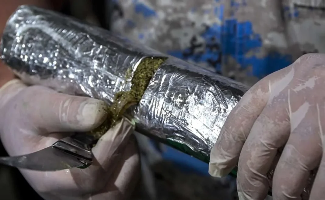 Packages of marijuana seized at Azerbaijan's Astara customs post
