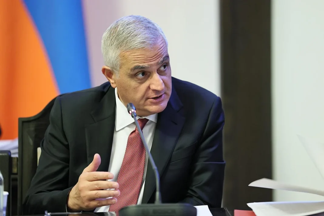 Armenian Deputy Prime Minister Mher Grigoryan