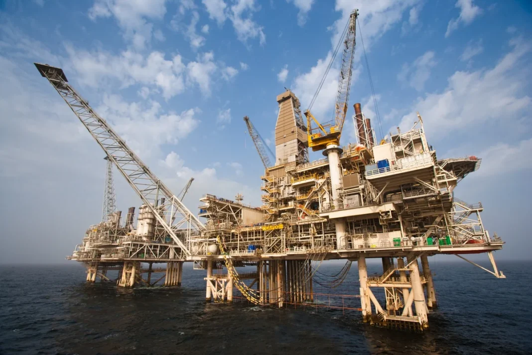 BP's Central Azeri oil and gas platform