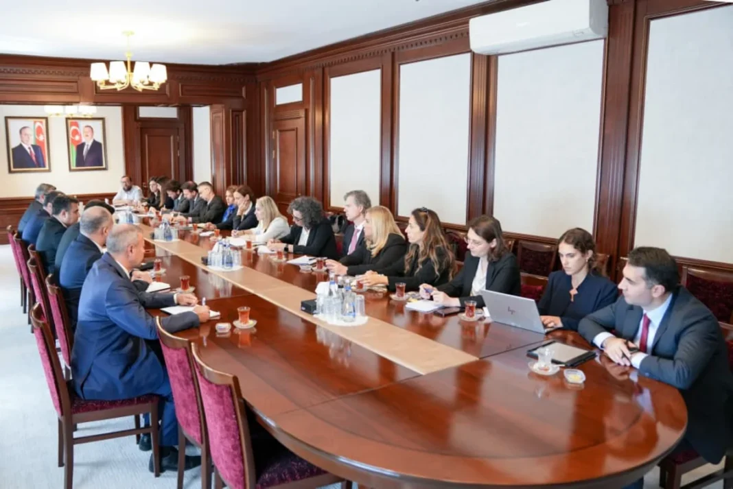 European Commission delegation meeting officials in Nakhchivan