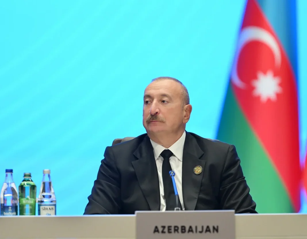 President Ilham Aliyev addresses the seventh CICA summit in Baku