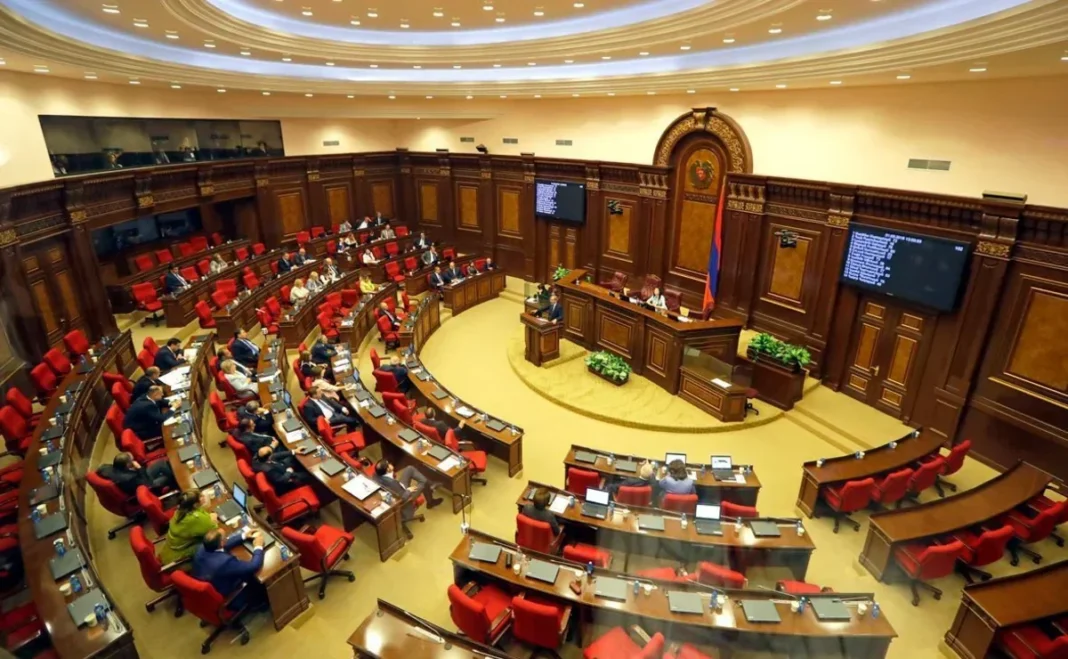 The chamber of Armenia’s National Assembly