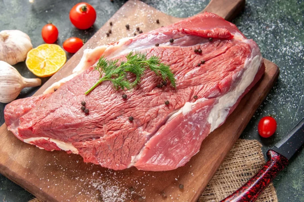 Imported meat for sale in Azerbaijan