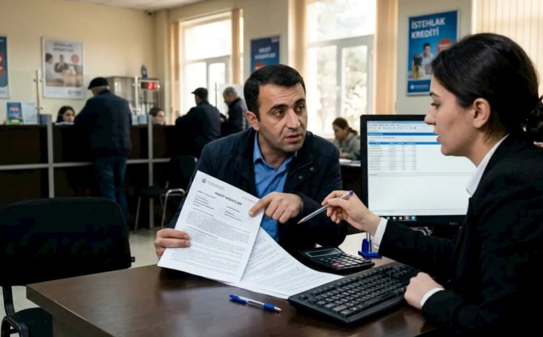 Credit cards and Azerbaijani manat banknotes