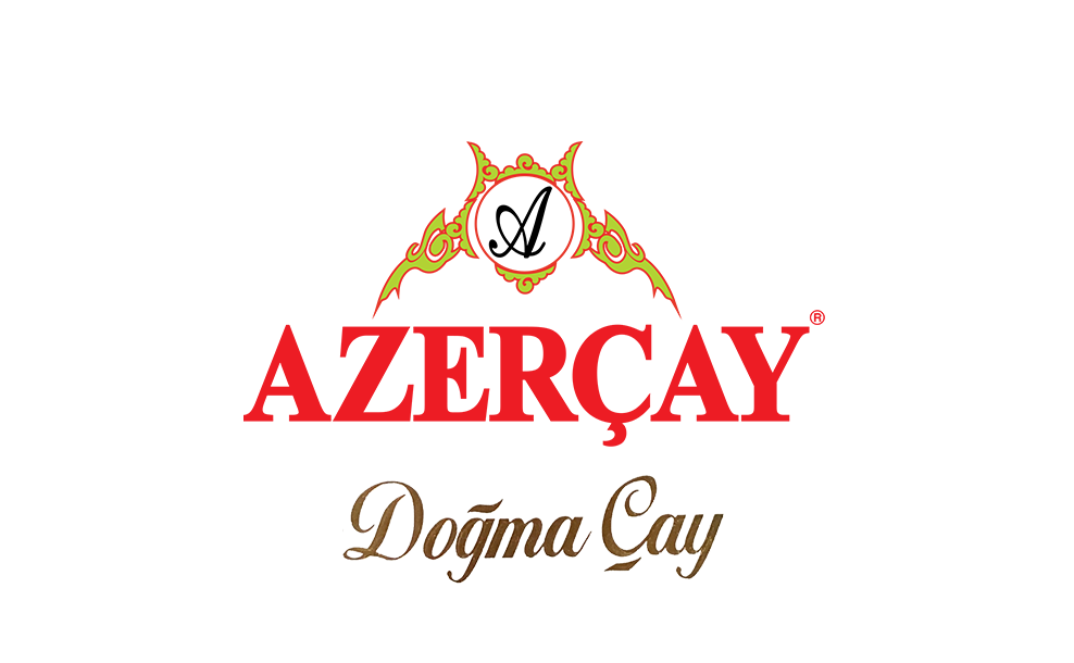 Azərçay logo used in a report about support for Baku's Teapot Treasury Museum