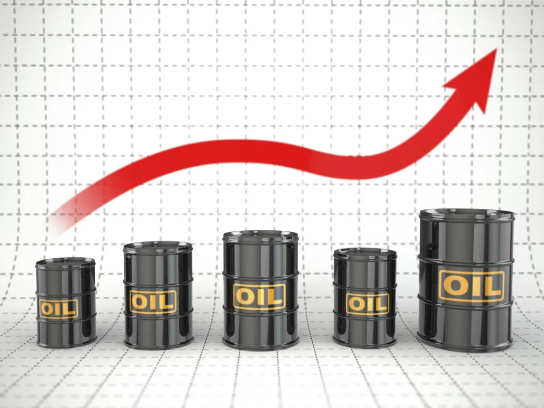 Oil terminal and tanker carrying Azerbaijani crude