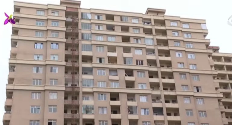 Apartment building on Abbas Mirza Sharifzade Street in Baku