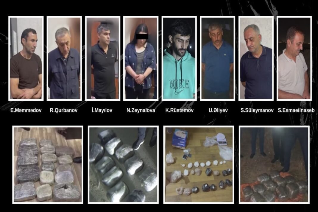 Drugs seized during police operations in Baku and Ganja