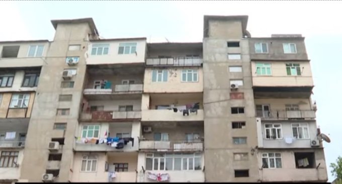 Older apartment building in Baku