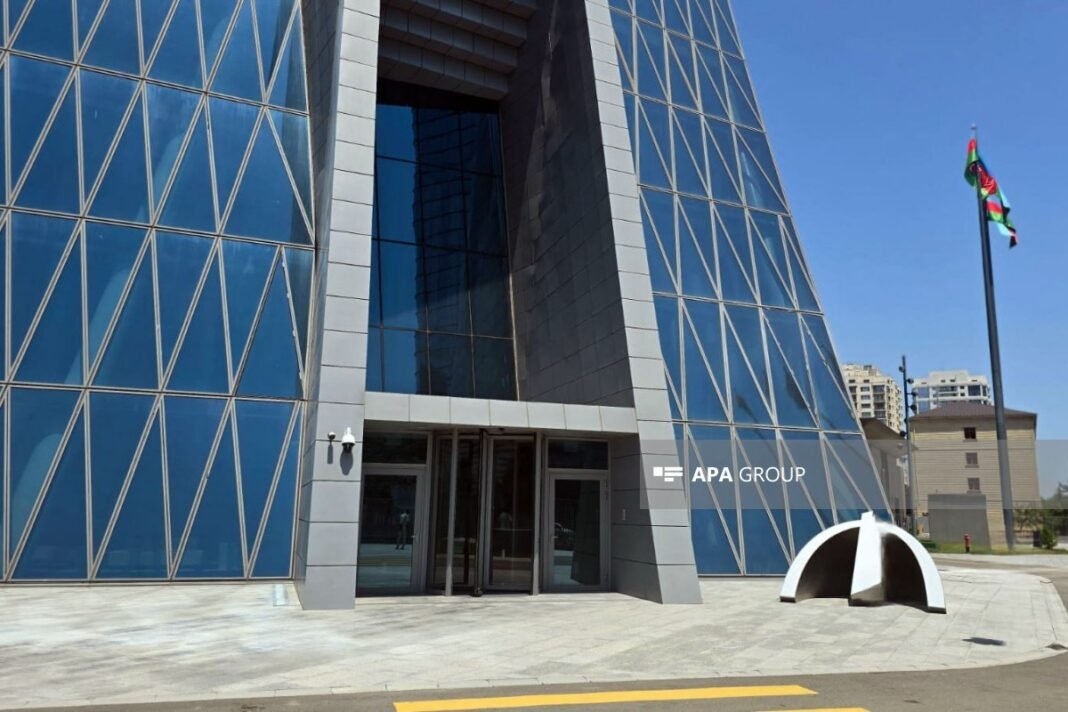 Headquarters of the Central Bank of Azerbaijan in Baku