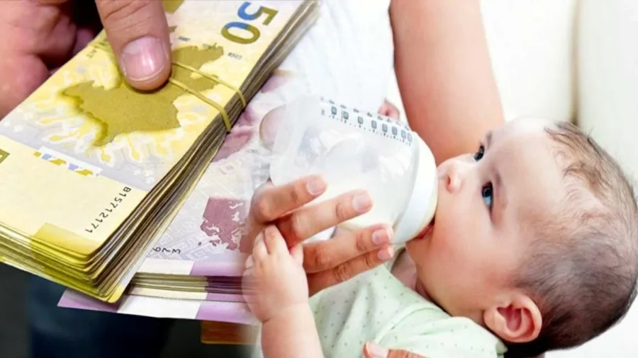 Mother holding a newborn baby, illustrating childbirth benefits in Azerbaijan