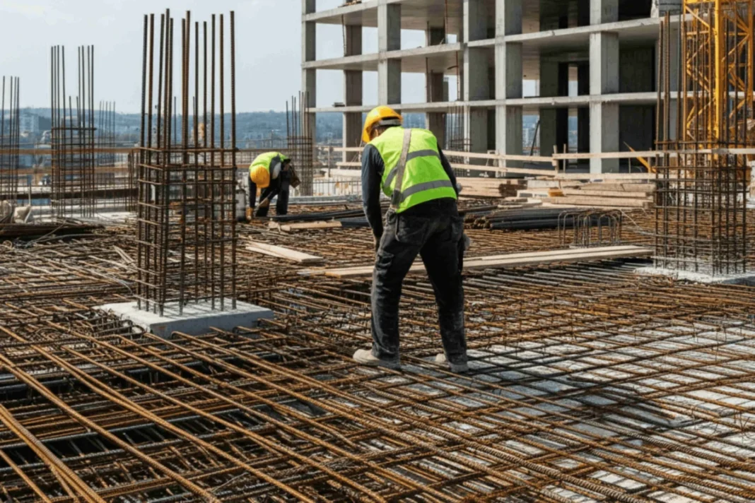 A residential building under construction. Illustrative photo.