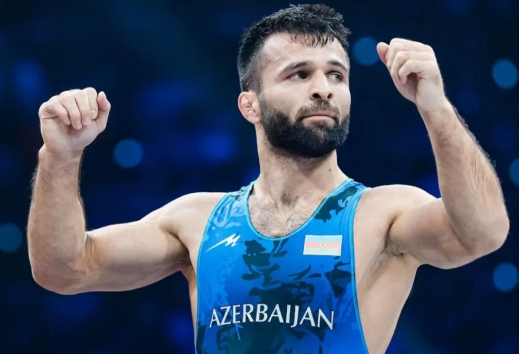Azerbaijani Greco-Roman wrestler Eldaniz Azizli