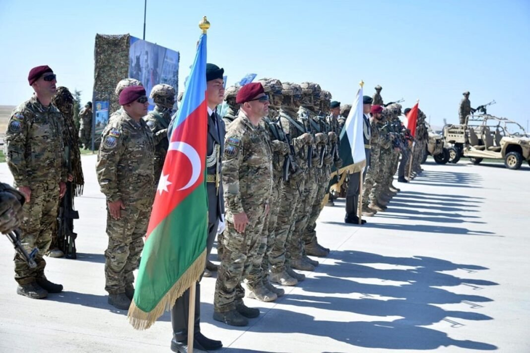 Azerbaijani, Turkish and Uzbek special forces during the Eternal Brotherhood V exercise
