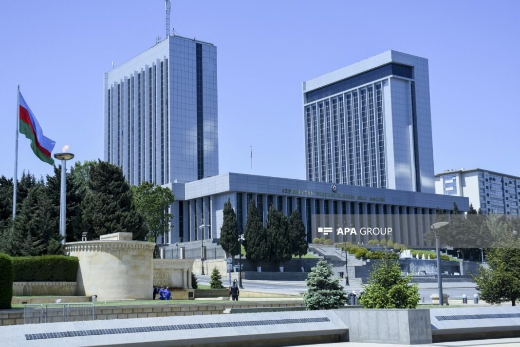 Central Bank of Azerbaijan building in Baku