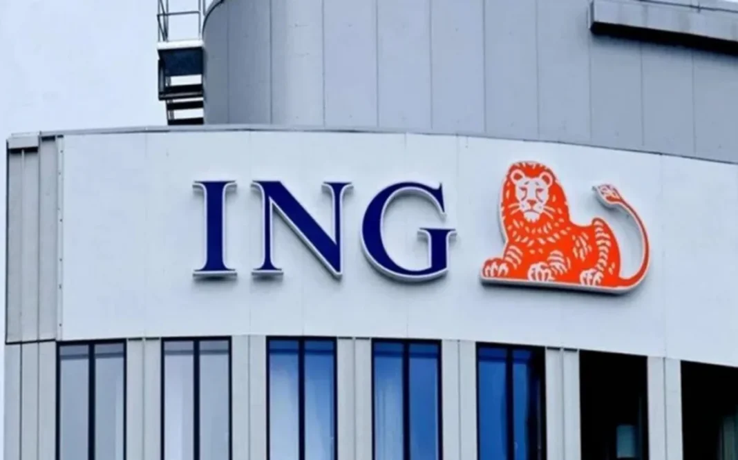 ING Group logo displayed on a building