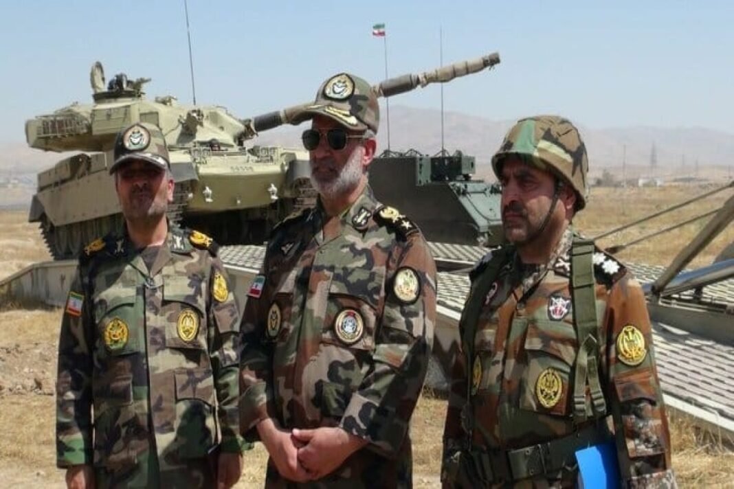 Iranian Army Ground Force units during a military exercise