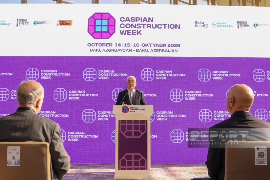 Road construction in Azerbaijan's Lachin district