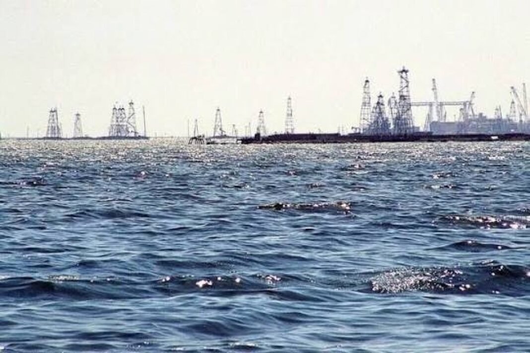 Baku International Sea Trade Port on the Caspian Sea