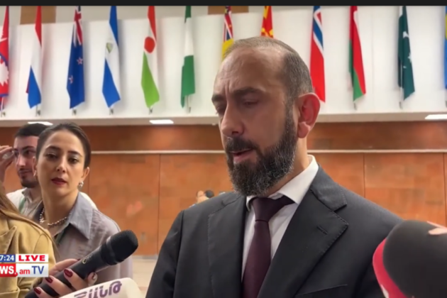 Armenian Foreign Minister Ararat Mirzoyan