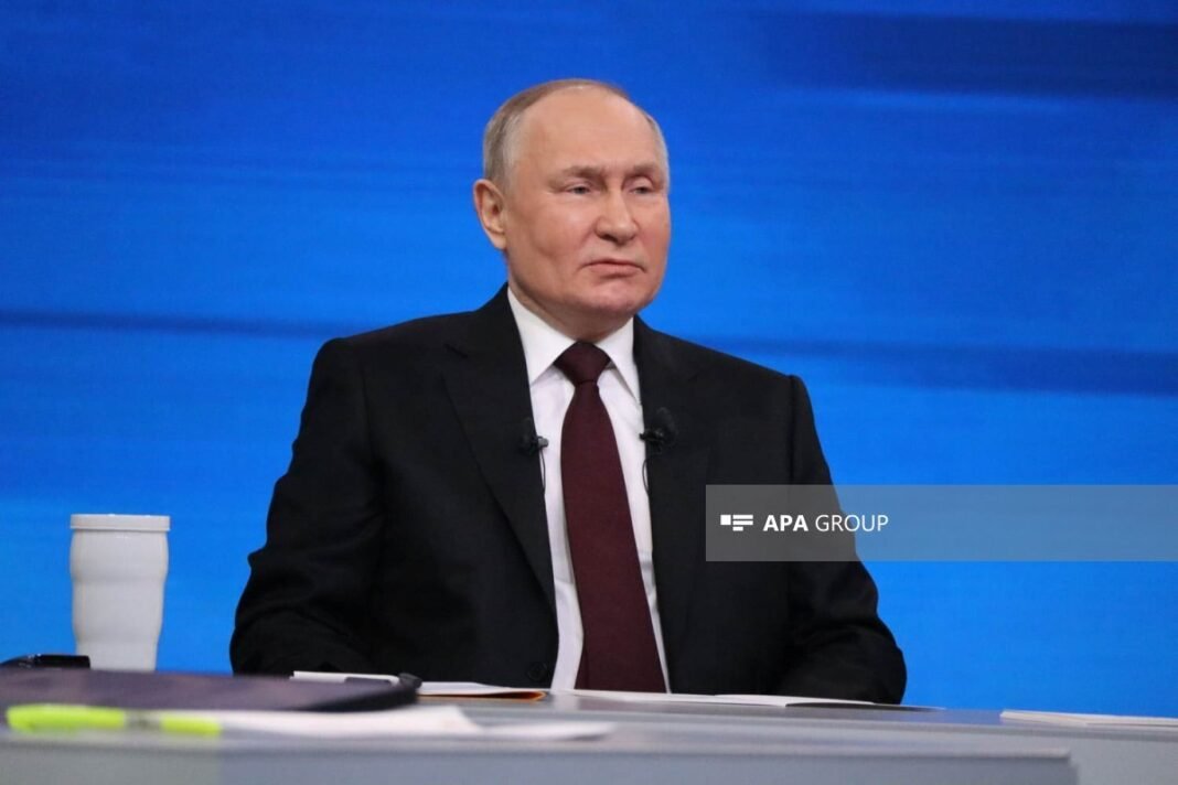 Russian President Vladimir Putin speaks at the Gas Exporting Countries Forum in Moscow