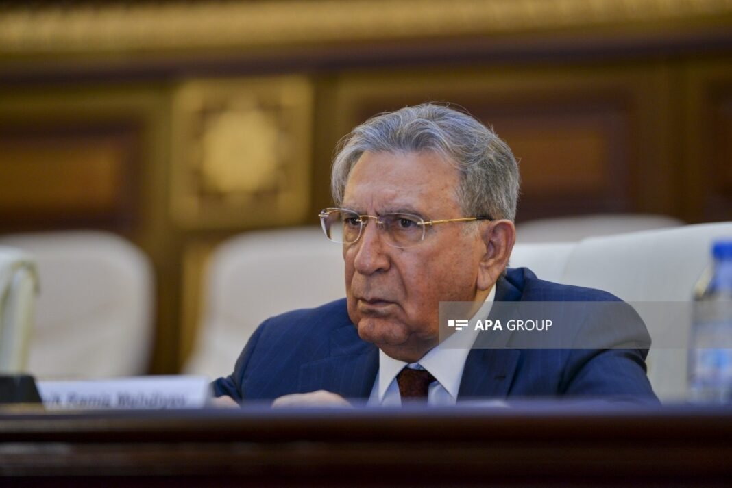 Former Azerbaijani presidential administration chief Ramiz Mehdiyev