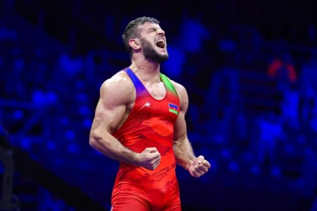 Azerbaijani Greco-Roman wrestler Sanan Suleymanov