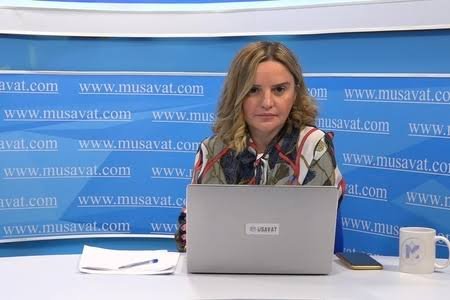 Sevinc Telmanqizi, host of Musavat TV