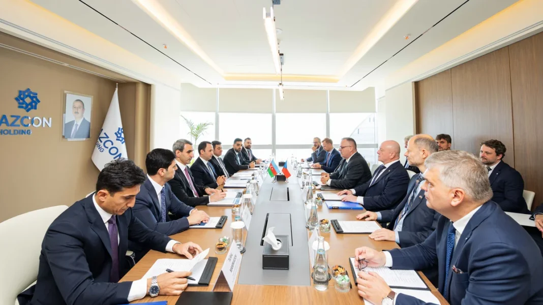 Representatives of Skoda Group, AZCON, Baku Metro and Azerbaijan Railways meet in Baku