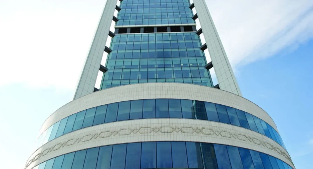 The State Oil Fund of Azerbaijan headquarters in Baku.