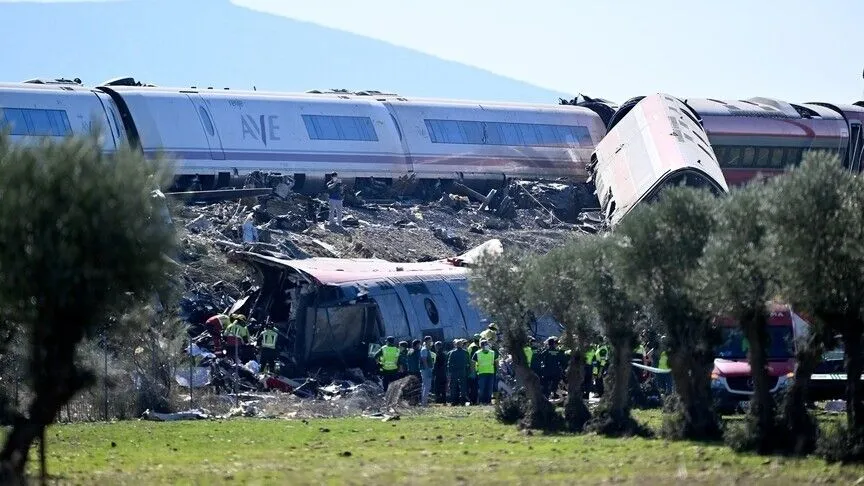 Train collision in Spain